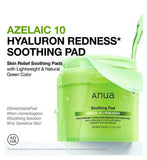 Anua Azelaic 10 Hyaluron Redness Soothing Pads - 230ml