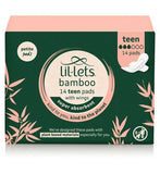 Lil-Lets Bamboo Teen Pads with Wings Pack 14s