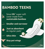 Lil-Lets Bamboo Teen Pads with Wings Pack 14s