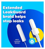 Tampax Pearl Lites Tampons With Applicator x18, 3in1 Leak Protection, Comfort And Easy Insertion