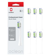 Oclean Professional Clean Brush Head P1C1 6-pk White