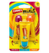 Carmex Mini Tube Trio Tingle Free Lip Balms SPF15