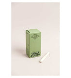 Grace & Green Organic Cotton Applicator Tampons With Biodegradable Cardboard Applicator - Regular Flow - Pack 16