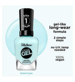 Sally Hansen Miracle Gel Nail Polish - Grand Cyan, 14.7ml