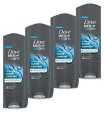 Dove Men+Care Body and Face Wash Clean Comfort 400ml x4 Bundle