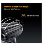 Braun Series 5 Electric Shaver, Up to 50 min, Cordless, Wet & Dry Razor for Men, 100% Waterproof, 52-A1000S, Azure