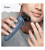 Braun Series 5 Electric Shaver, Up to 50 min, Cordless, Wet & Dry Razor for Men, 100% Waterproof, 52-A1000S, Azure