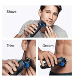 Braun Series 5 Electric Shaver, Up to 50 min, +2 Attachments, Cordless, Wet & Dry Razor for Men, 52-B1650S, Blue