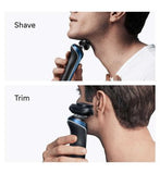 Braun Series 6 Electric Shaver, Up to 60 min, Precision Trimmer Attachment, Cordless, Wet & Dry Razor for Men, 62-B1200S, Blue