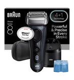 Braun Series 8 Electric Shaver, 4+1 Precision Head & Trimmer, SensoAdapt for any Beard Density, 8663CC, Grey