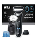 Braun Series 7 Electric Shaver, Up to 60 min, 4in1 SmartCare Center, Cordless, Wet & Dry Razor for Men, 72-G7200CC, Grey