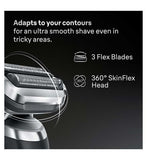 Braun Series 7 Electric Shaver, Up to 60 min, Precision Trimmer Attachment, Cordless, Wet & Dry Razor for Men, 72-G1200S, Grey