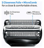 Braun Series 3+ Electric Shaver ORIGINAL Replacement Head, Compatible With Series 3+ and Series 3 ProSkin Shavers, 32B