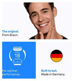 Braun Series 3+ Electric Shaver ORIGINAL Replacement Head, Compatible With Series 3+ and Series 3 ProSkin Shavers, 32B