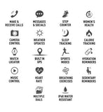 Reflex Active Series 51 Black Smart Calling Watch