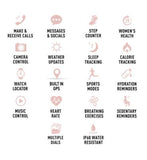 Reflex Active Series 51 Pink Smart Calling Watch