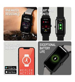 Reflex Active Series 53 interchangeable Strap Calling Watch Black and Grey