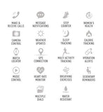 Reflex Active Series 53 interchangeable Strap Calling Watch Black and Grey