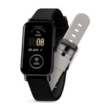 Reflex Active Series 53 interchangeable Strap Calling Watch Black and Grey
