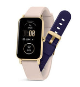 Reflex Active Series 53 interchangeable Strap Calling Watch Nude and Blue