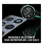 Reflex Active Series 54 Amoled Built in GPS Calling Watch Black