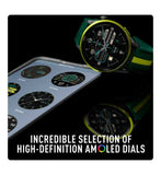Reflex Active Series 54 Amoled Built in GPS Calling Watch Green