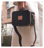 Beautifect Go Mini Hand Stitched Makeup Case Black