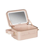 Beautifect Go Mini Hand Stitched Makeup Case Nude Bundle