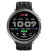 Amazfit Active 2 Amoled Round Smartwatch Black Sport Silicone Strap 1.32 Inch