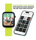 Tikkers Kids Series 13 Green Silicone Strap Smart Watch