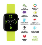 Tikkers Kids Series 13 Green Silicone Strap Smart Watch