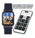 Tikkers Kids Series 13 Navy Velcro Strap Smart Watch