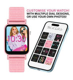 Tikkers Kids Series 13 Pink Velcro Strap Smart Watch