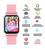 Tikkers Kids Series 13 Pink Velcro Strap Smart Watch