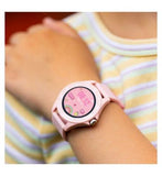 Tikkers Kids Series 34 Pink Silicone Strap Smart Watch