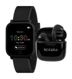 Tikkers Teen Series 10 Black Smart Watch and Earbuds Set