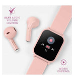 Tikkers Teen Series 10 Pink Smart Watch and Earbuds Set