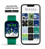 Tikkers Kids Series 13 Green Set Interchangeable Strap Watch