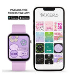 Tikkers Kids Series 13 Lilac Set Interchangeable Strap Watch