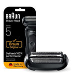 Braun Series 5 Electric Shaver ORIGINAL Replacement Head, Compatible With 50, 51, 52 Generations Shavers, 54B