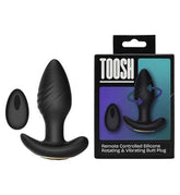 Toosh Remote Controlled Silicone Rotating and Vibrating Butt Plug