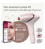 Philips Lumea 9900 Series, IPL Hair Removal Device, With SkinAI Technology, 3 Attachments, Corded & Cordless Use, BRI953/02