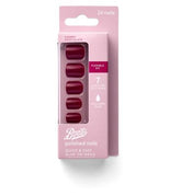 Boots False Nails Cherry Chocolate x24
