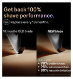 Braun series 9 Cassette Replacement Head 96M Silver