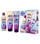 Aussie Oh My Gloss Hydrating Giftset: Shampoo, Conditioner, Leave-in Serum