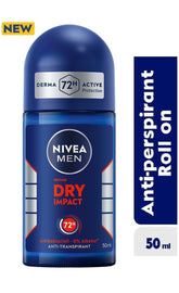 NIVEA Nivea Dry Impact Roll-on For Men, 72h- 50ml