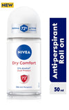 Dry Comfort Anti-perspirants Roll-on For Women, 72h- 50m