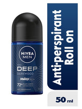 NIVEA MEN Deep Anti-Perspirant Roll-on For Men, 72h - 50ml