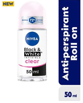 Black & White Invisible Clear Anti-Perspirant Roll-on For Women 48h - 50ml