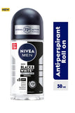 NIVEA Black & White Invisible Clear Anti-Perspirant Roll-on For Women 72h - 50ml